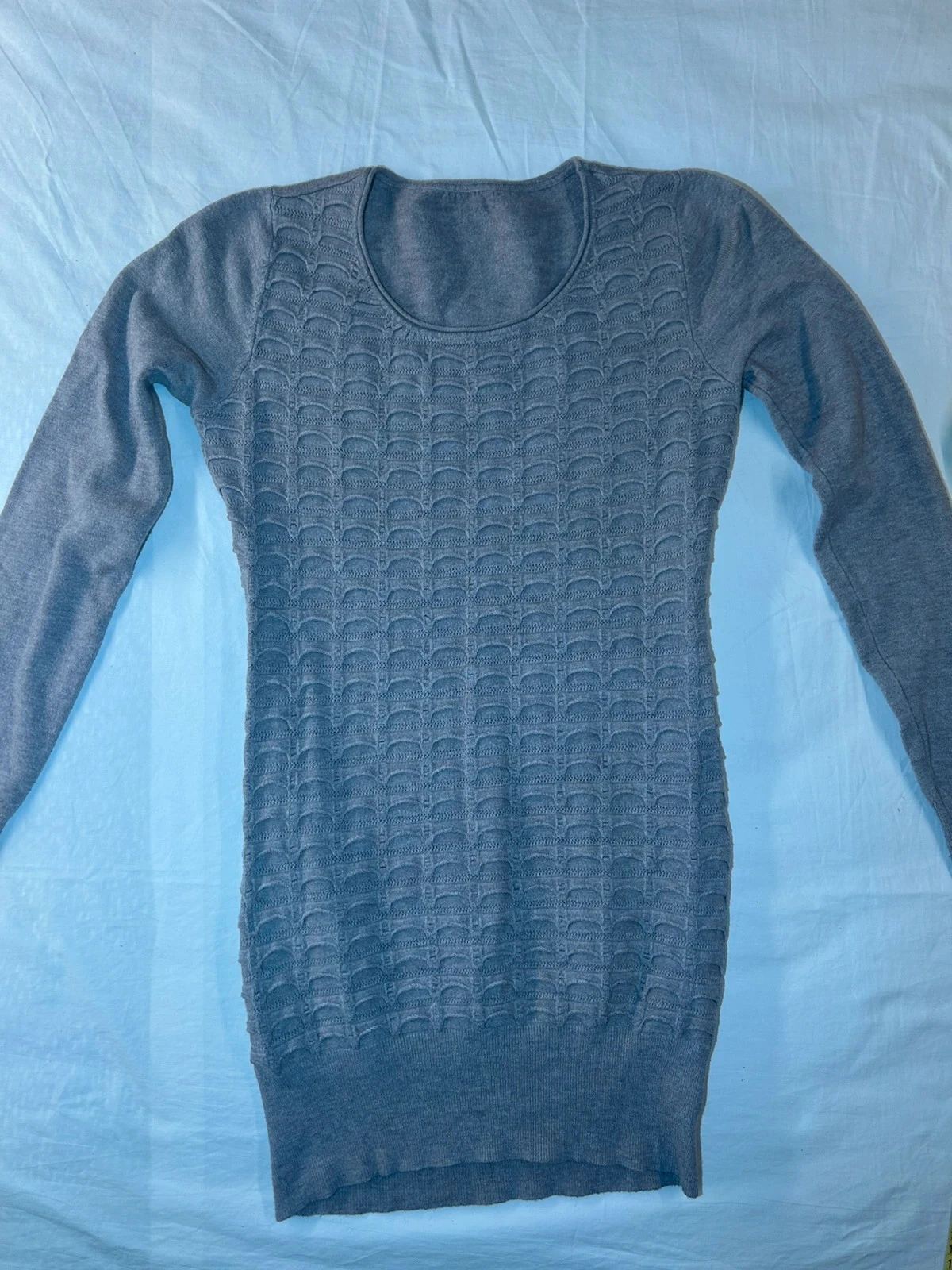 Robe d’hiver longues vintage grise